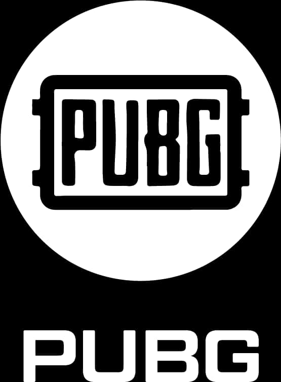 P U B G Game Logo Blackand White