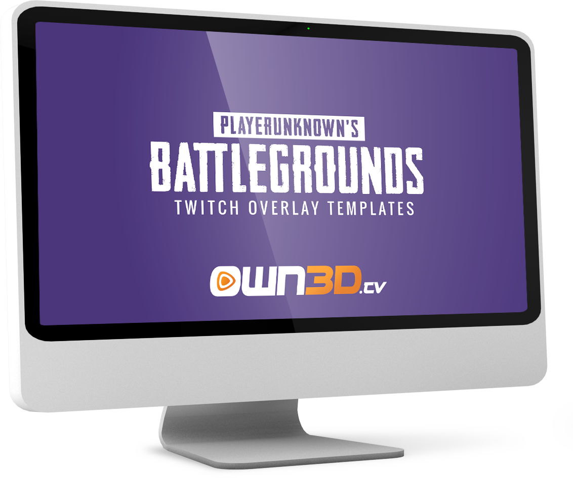 Pubg Own3d Pc - Computer Monitor, HD Png Download PNG with transparent background