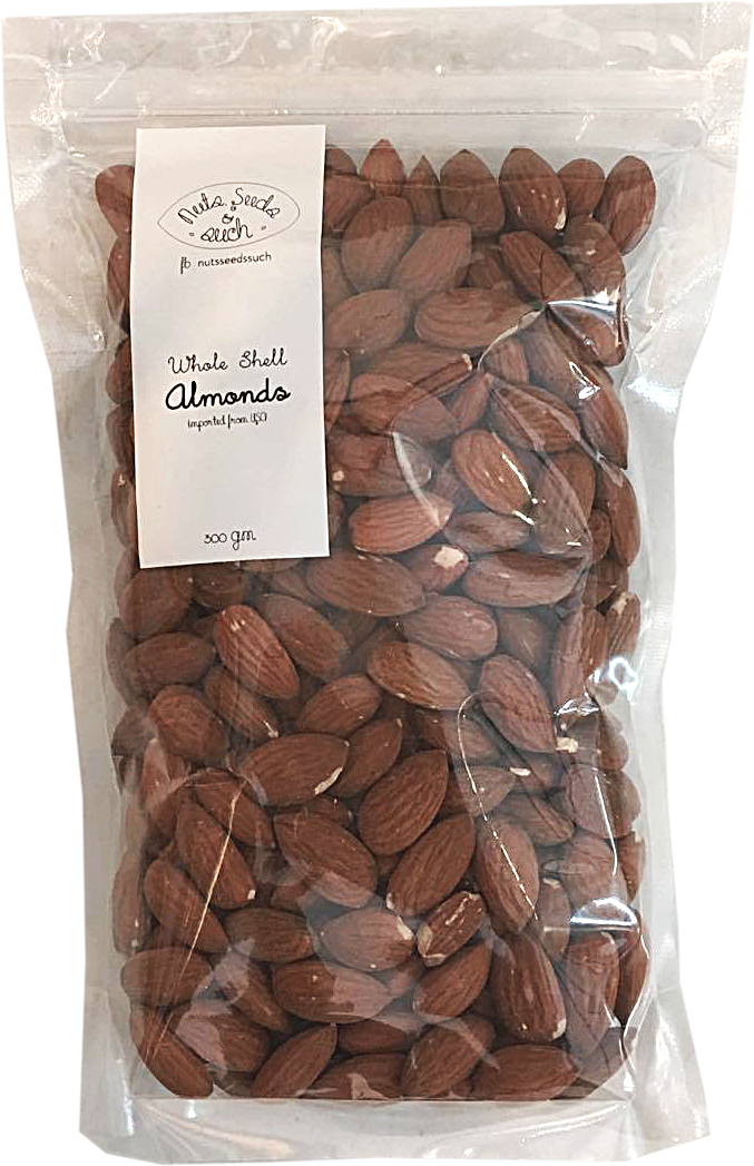 Packaged Whole Almonds500g