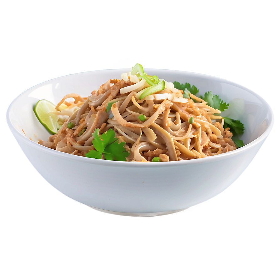 Pad Thai Noodle Bowl Png Fna69