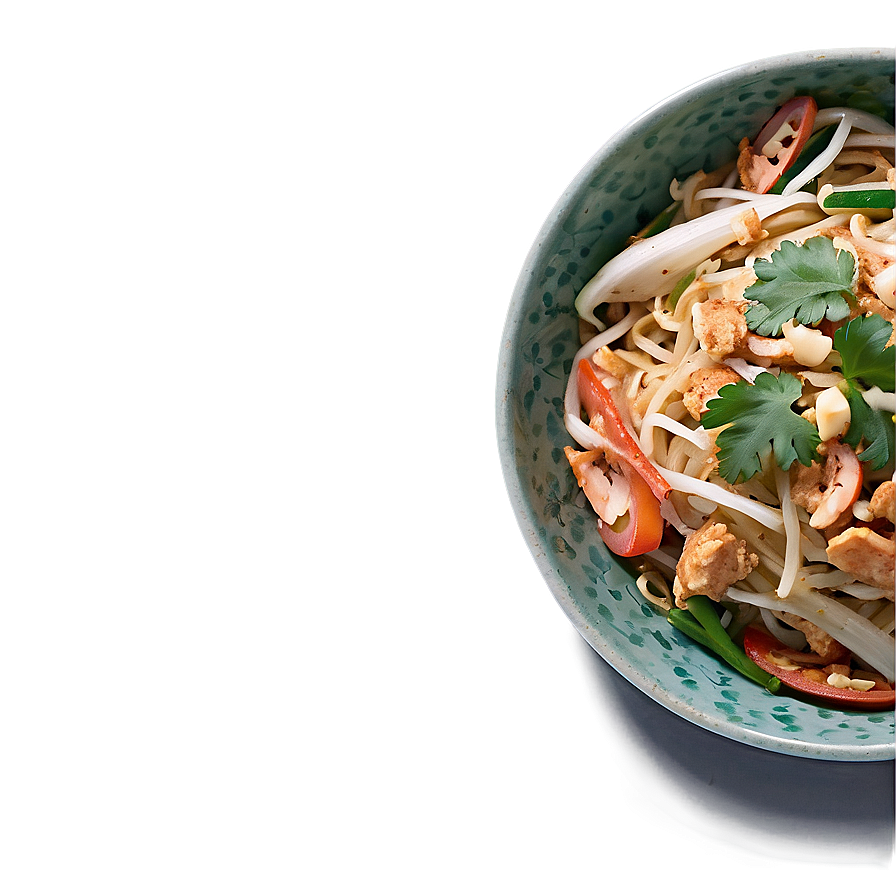 Pad Thai With Cilantro Finish Png 67