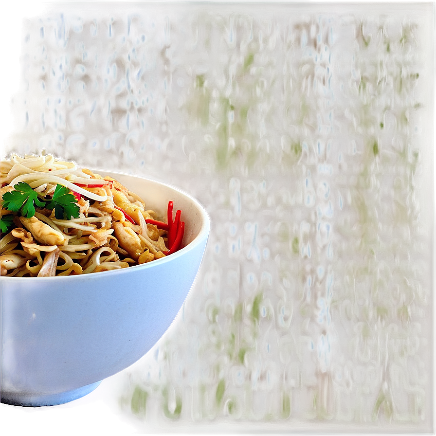 Pad Thai With Homemade Noodles Png 91