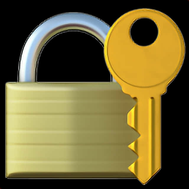 Padlockand Key Graphic