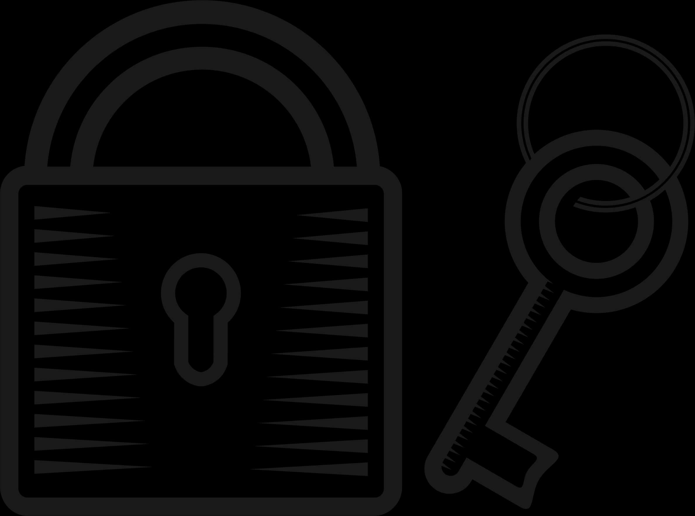 Padlock And Key Clipart - Lock And Key Clipart, HD Png Download PNG with transparent background