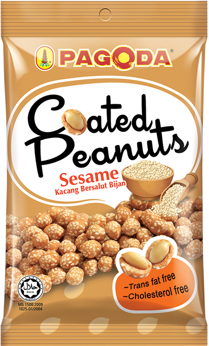 Pagoda Coated Sesame Peanuts Packaging