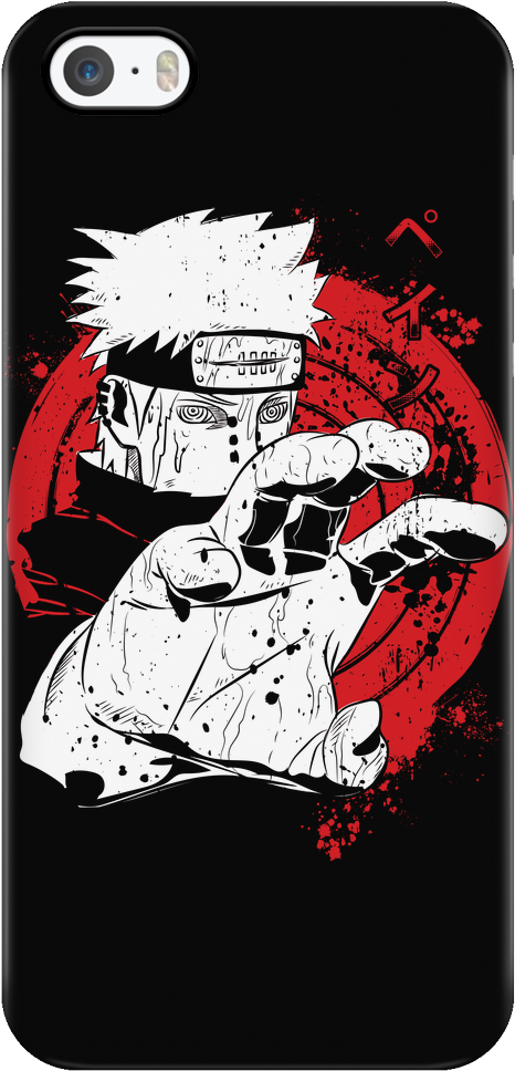 Pain Nagato Akatsuki - Naruto Pain Iphone Case PNG with transparent background
