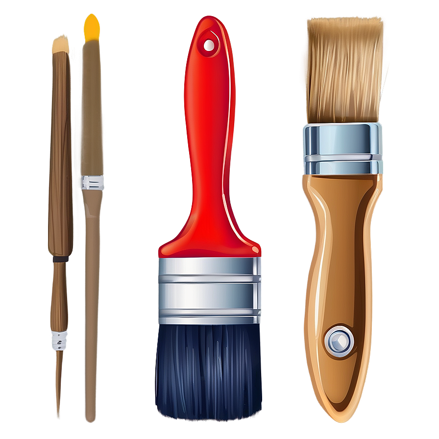 Paint Brush for Kids PNG xmr PNG image with a transparent background, free high-resolution download