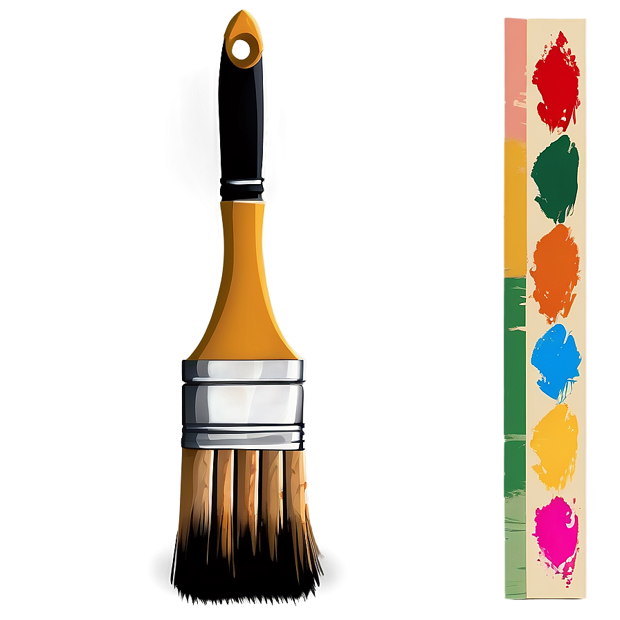 Paint Brush Silhouette PNG 05042024 PNG image with a transparent background, free high-resolution download