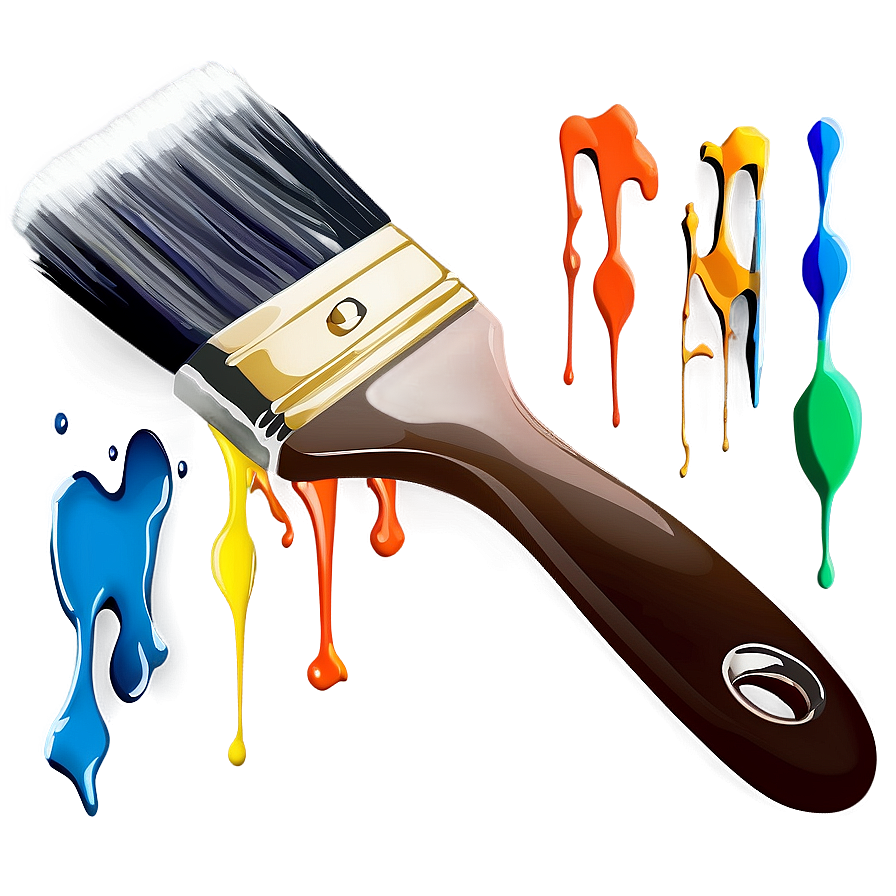 Paint Brush Splash PNG bwq PNG image with a transparent background, free high-resolution download