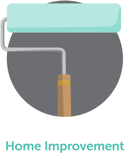 Home Improvement Services Icon Graphic - Home Icon Png Repair, Transparent Png PNG with transparent background