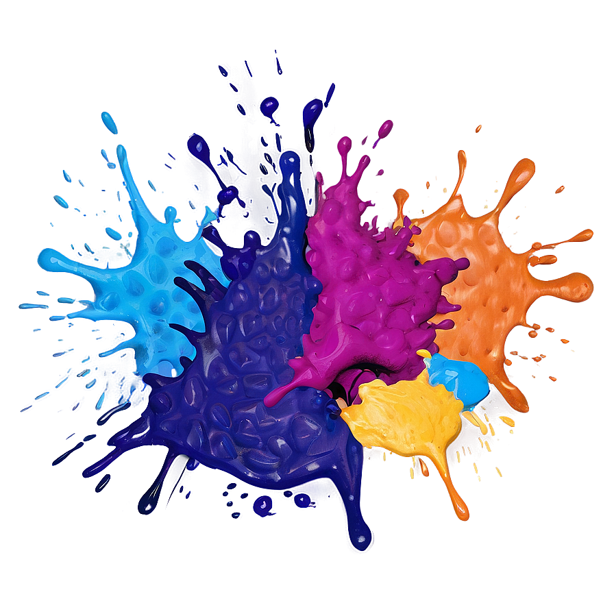 Paint Splash Artwork PNG nvb83 PNG image with a transparent background, free high-resolution download