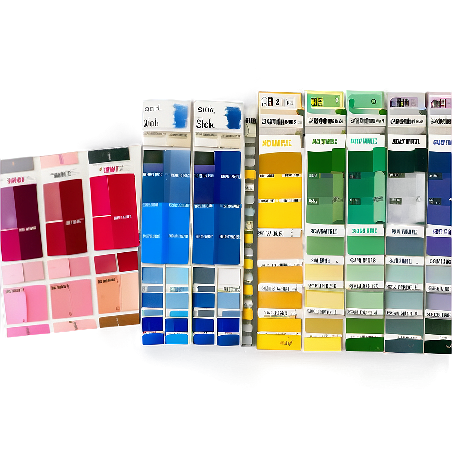 Paint Swatch Matching Png 33