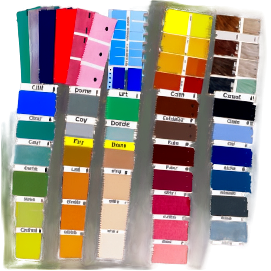 Paint Swatch Selection Png Mtt