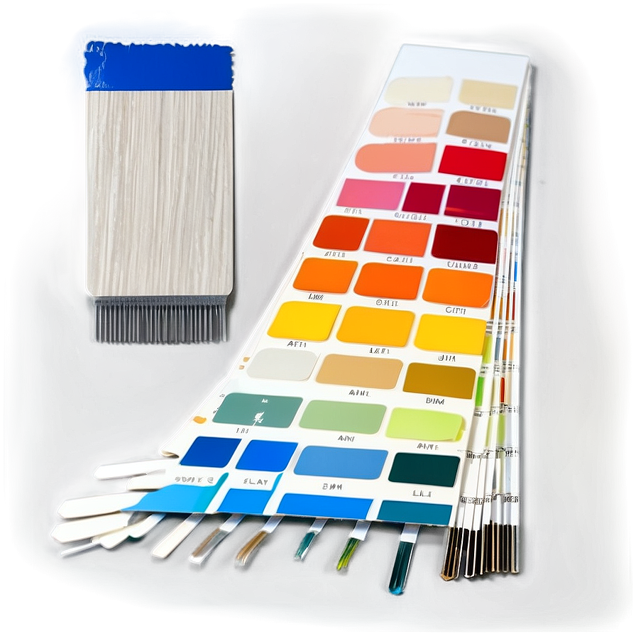 Paint Swatch Strips Png 59