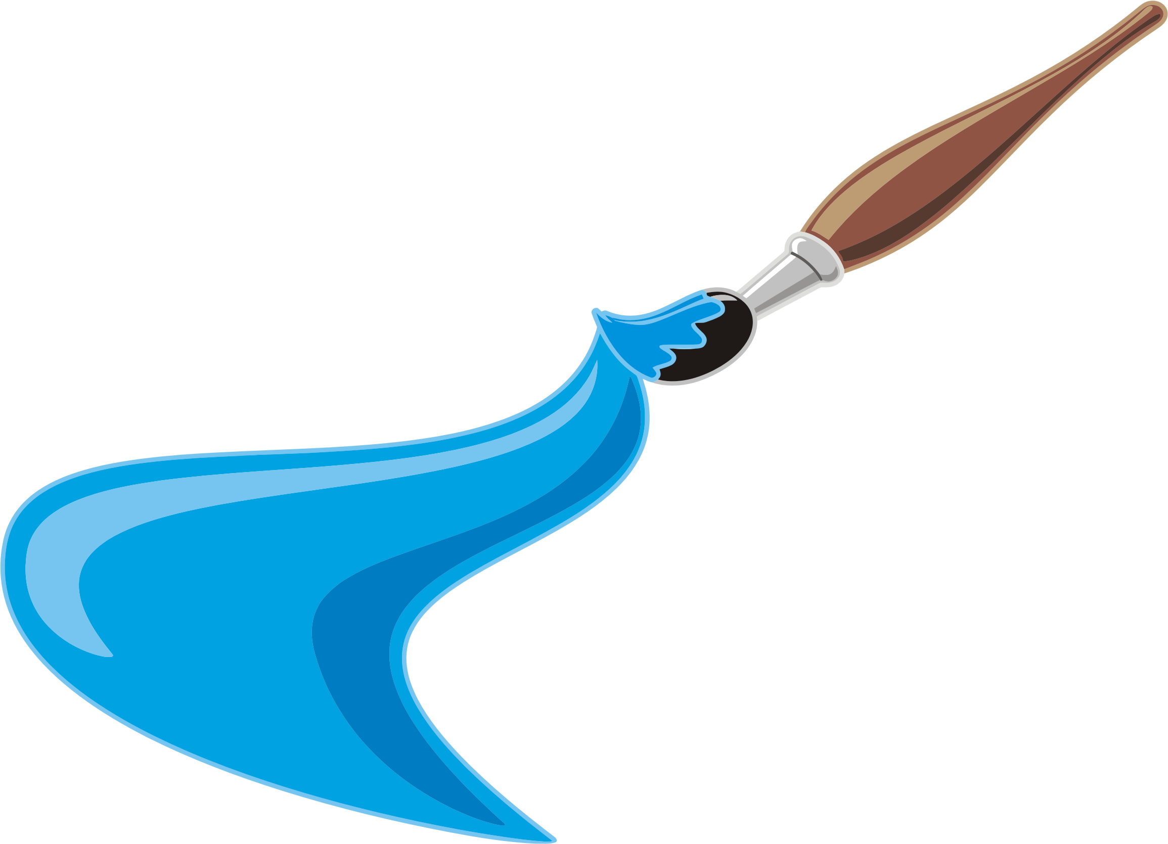 Paintbrush Stroke Vector Art