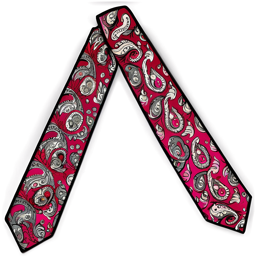 Paisley Necktie Detail Png 06272024