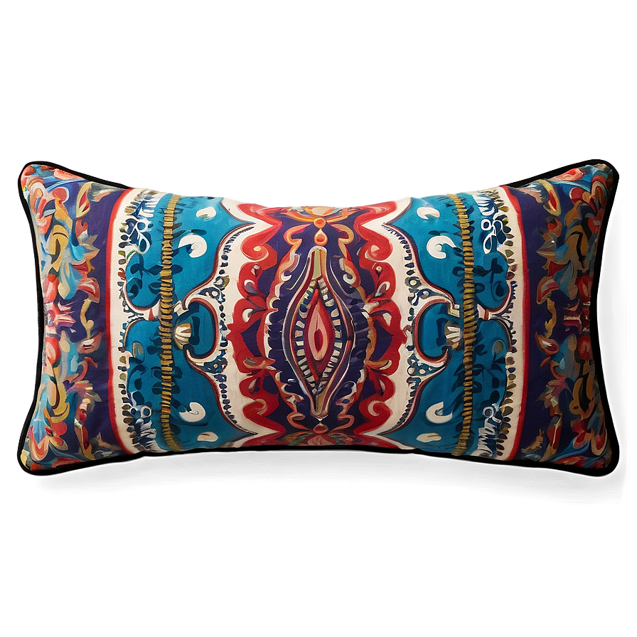 Paisley Throw Pillows Png 06262024