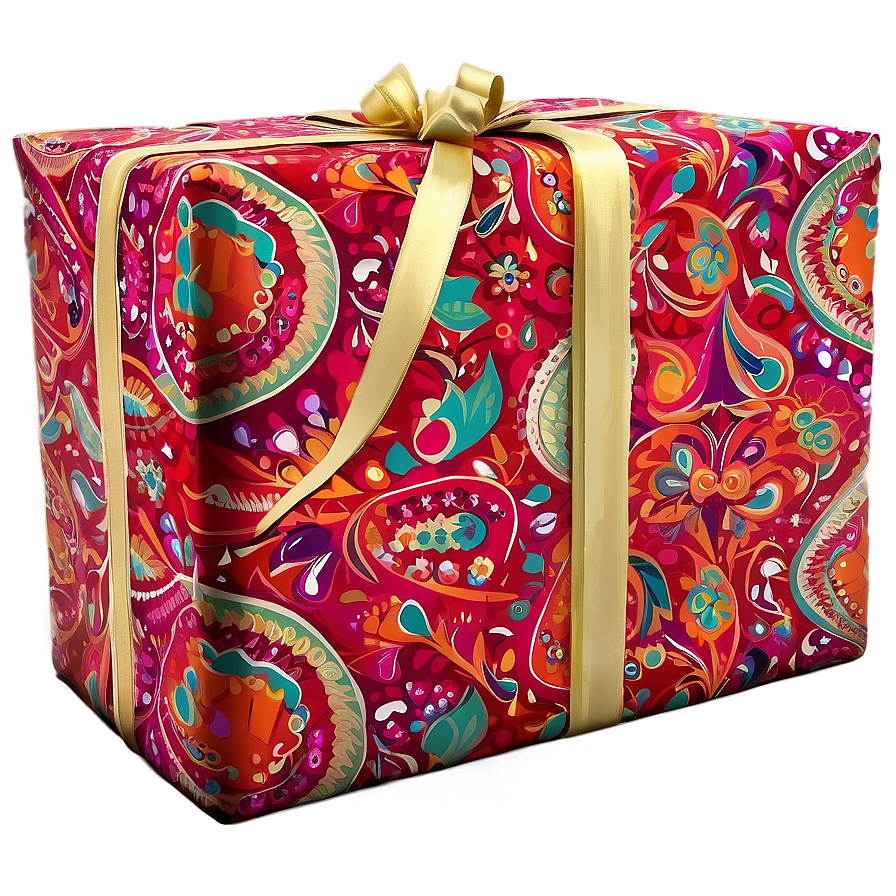 Paisley Wrapping Paper Png 52