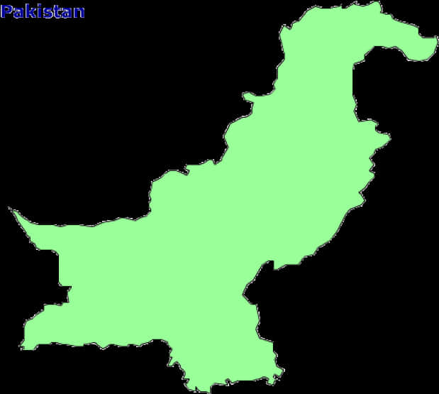 Pakistan Map Outline