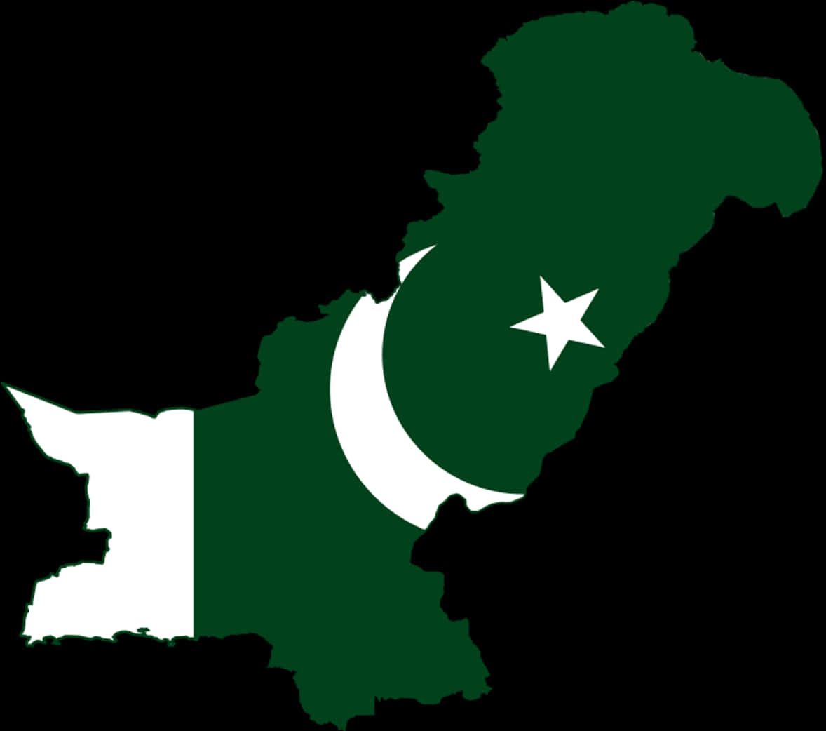 Flag Map Of Pakistan - Pakistan Map With Kashmir, HD Png Download PNG with transparent background