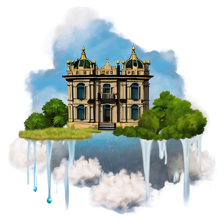 Palace Among The Clouds Png 12