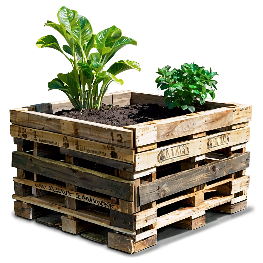 Pallet Planter Box Png 43