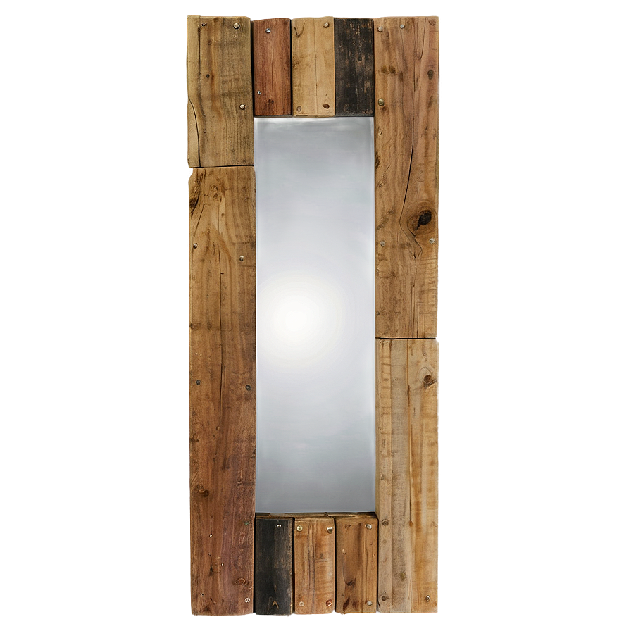 Pallet Wood Mirror Frame Png Fxb98