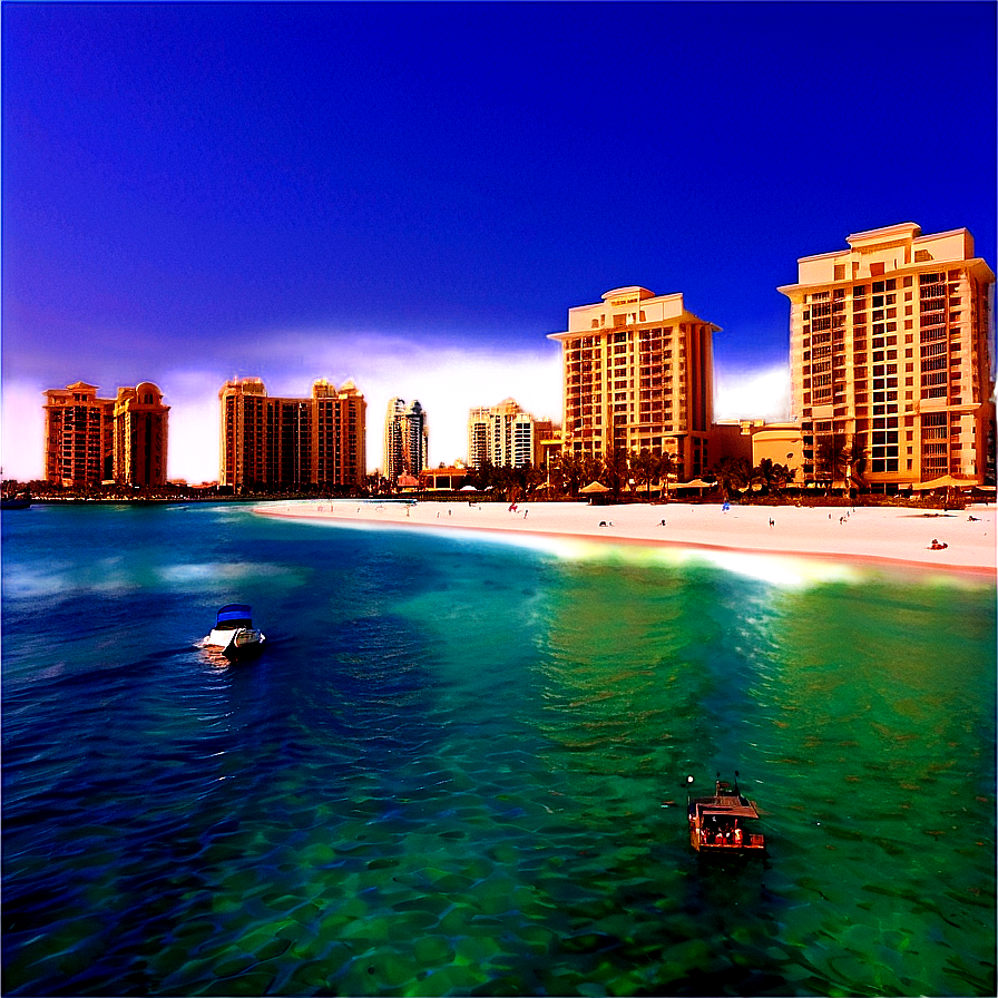 Palm Jumeirah Island PNG 06242024 PNG with transparent background