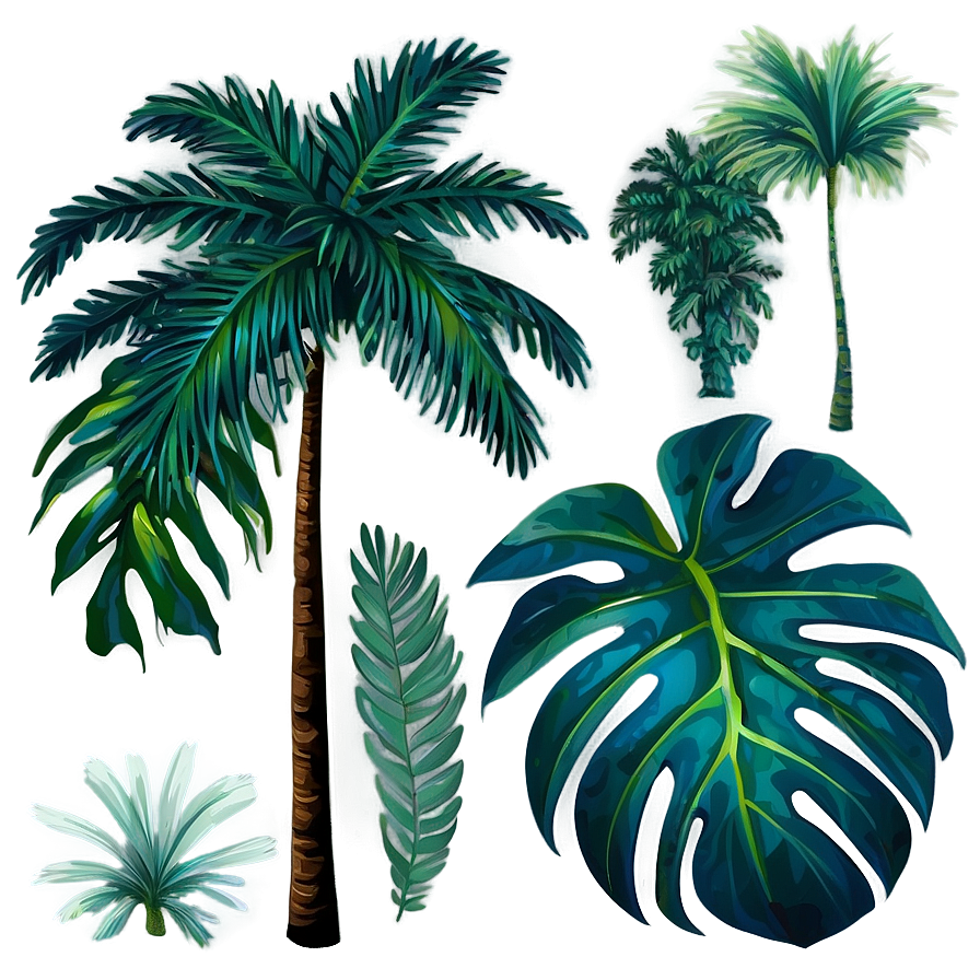 Palm Leaves Clipart Png 05252024