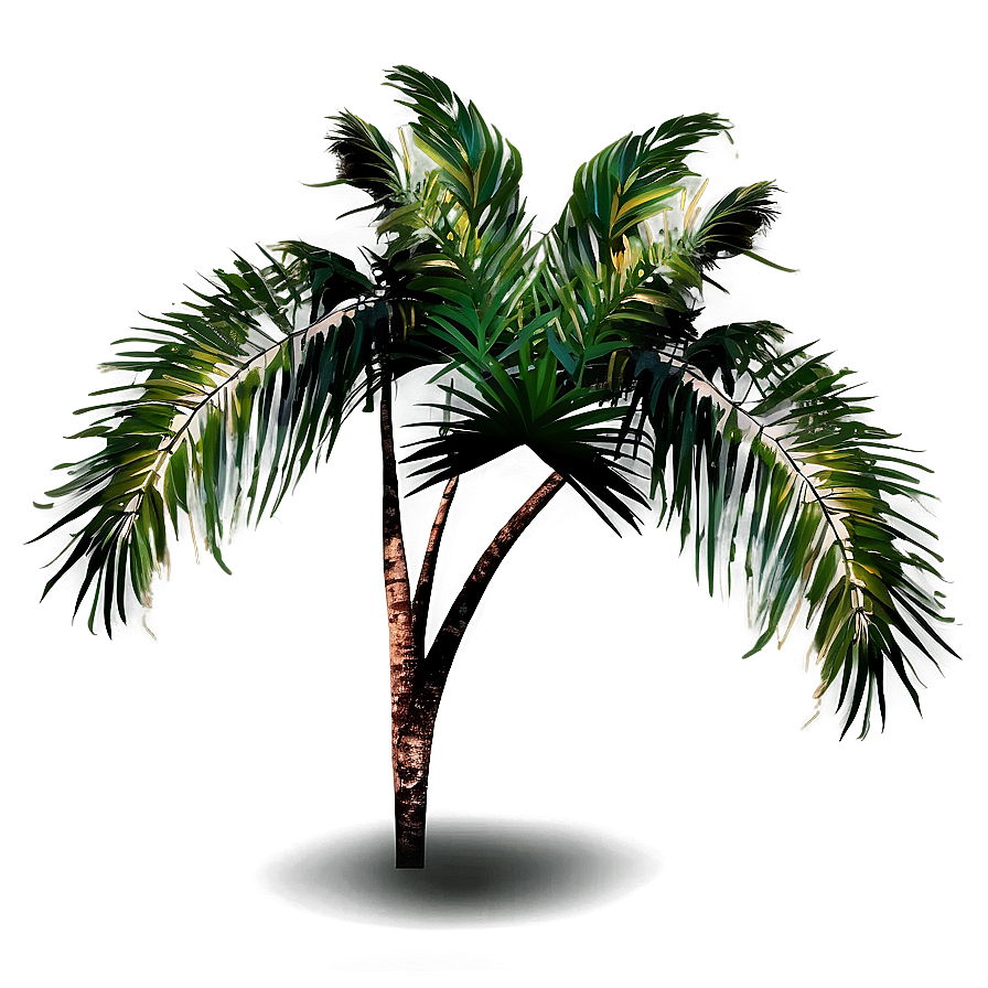 Palm Leaves Design Png 05252024