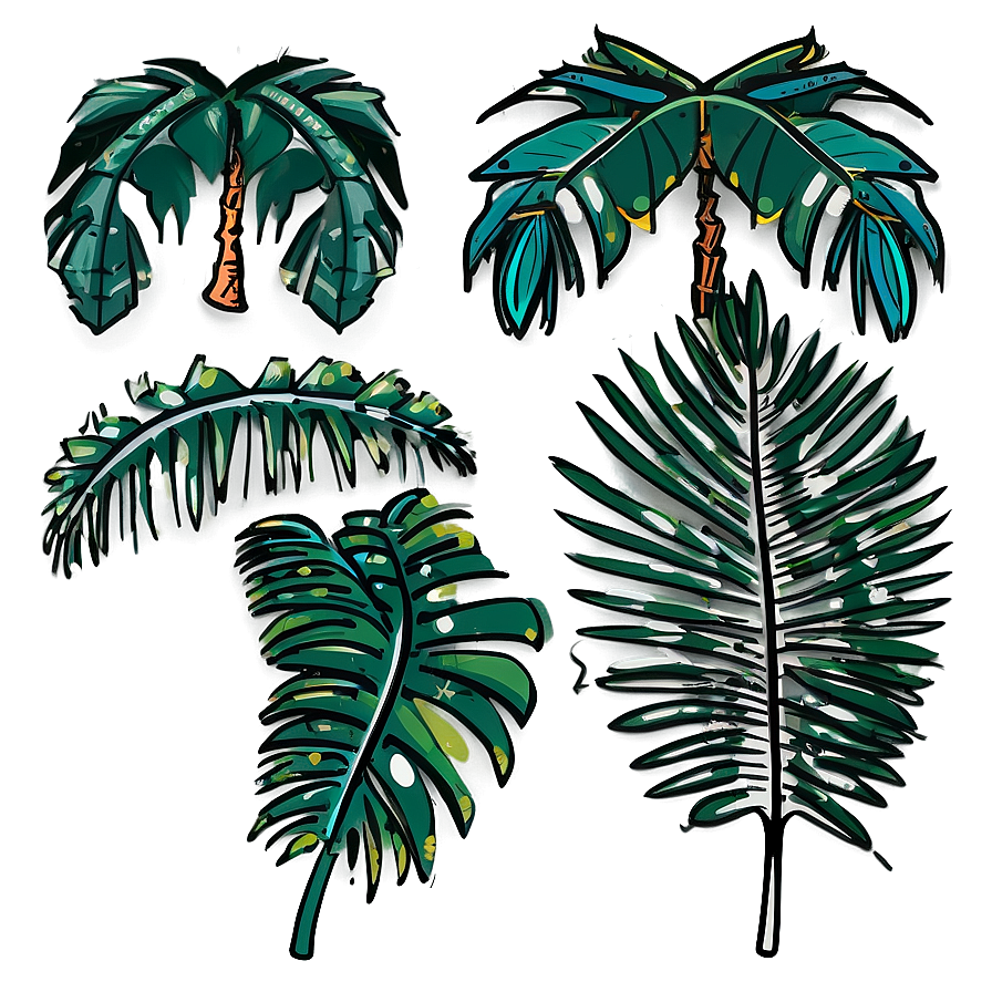 Palm Leaves Icon Png Xgn