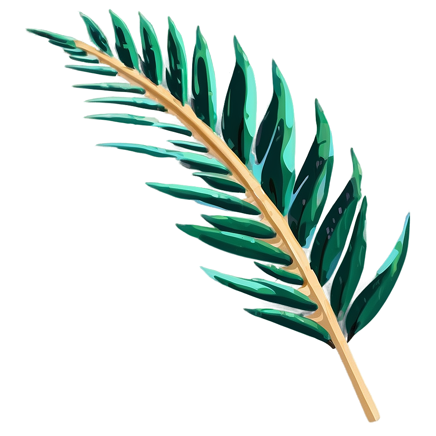 Palm Leaves Pattern Png 05252024