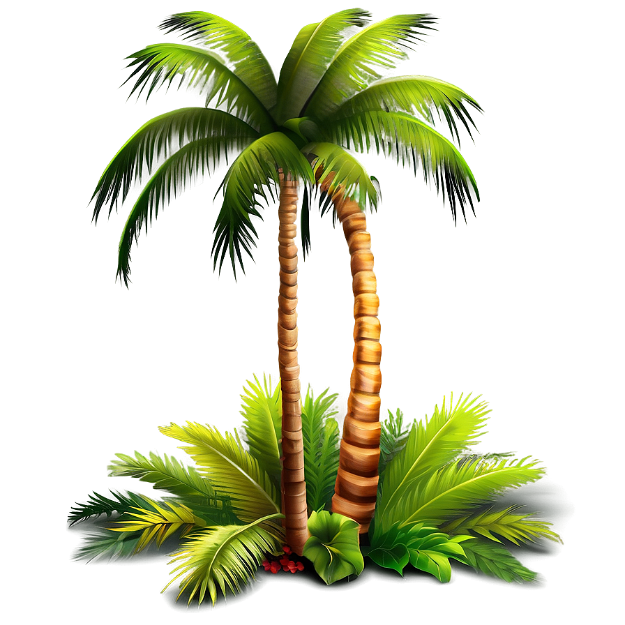 palm tree a PNG with transparent background