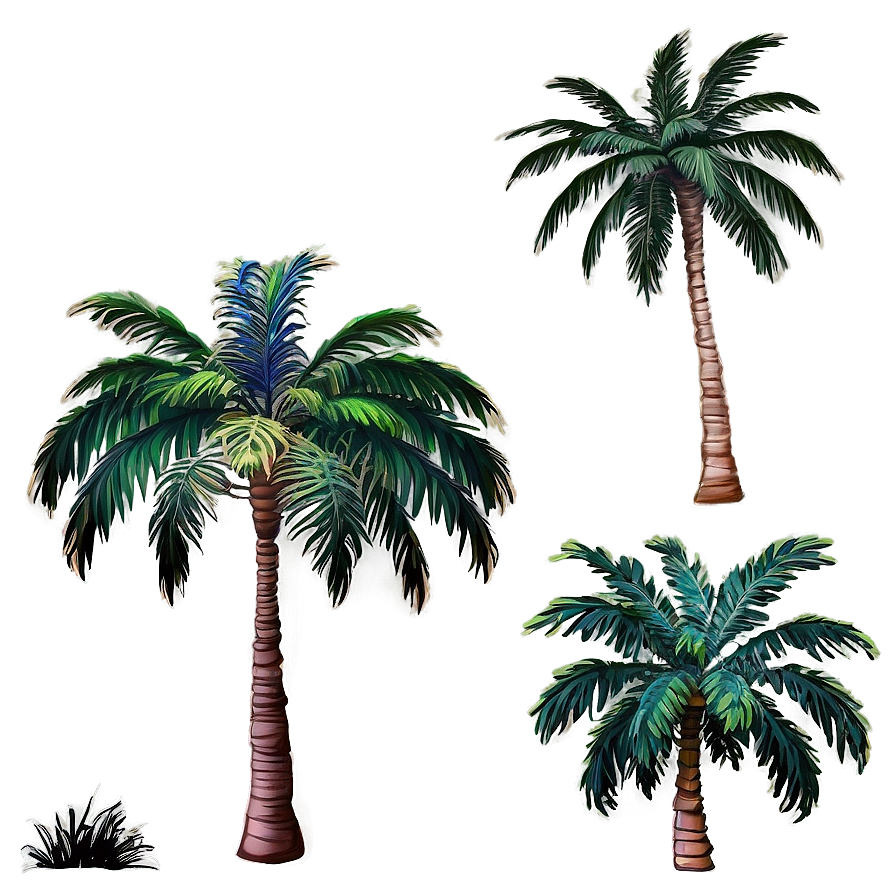 Palm Tree Landscape Png Tyc