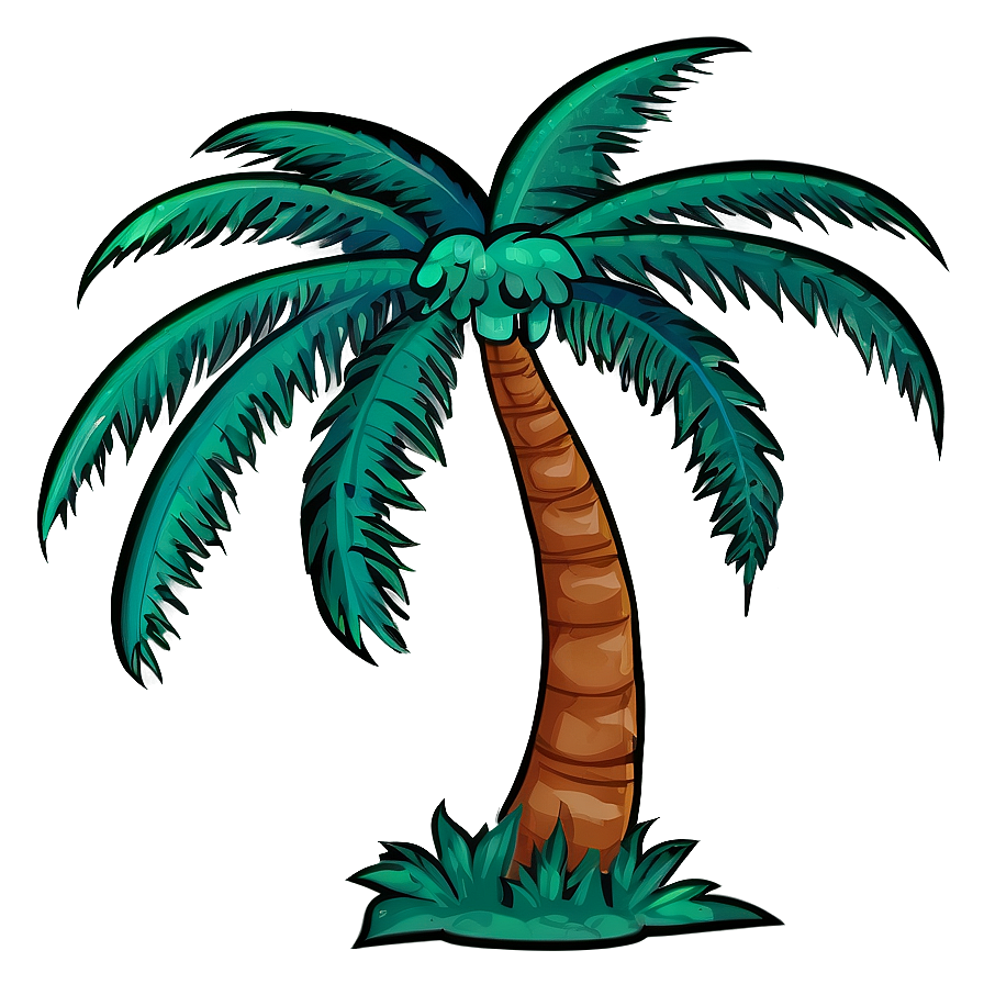 Palm Tree Pattern Png Hht72