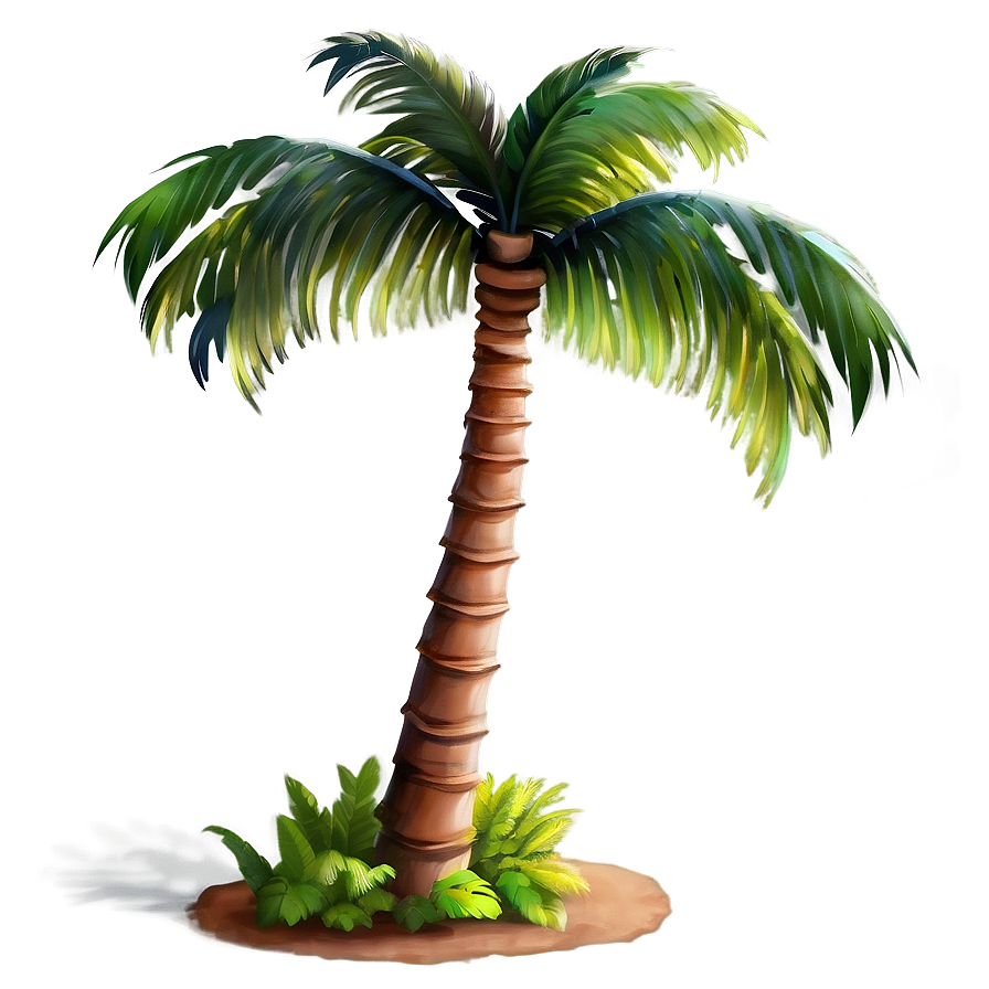 Palm Tree Shadow Png Pcj