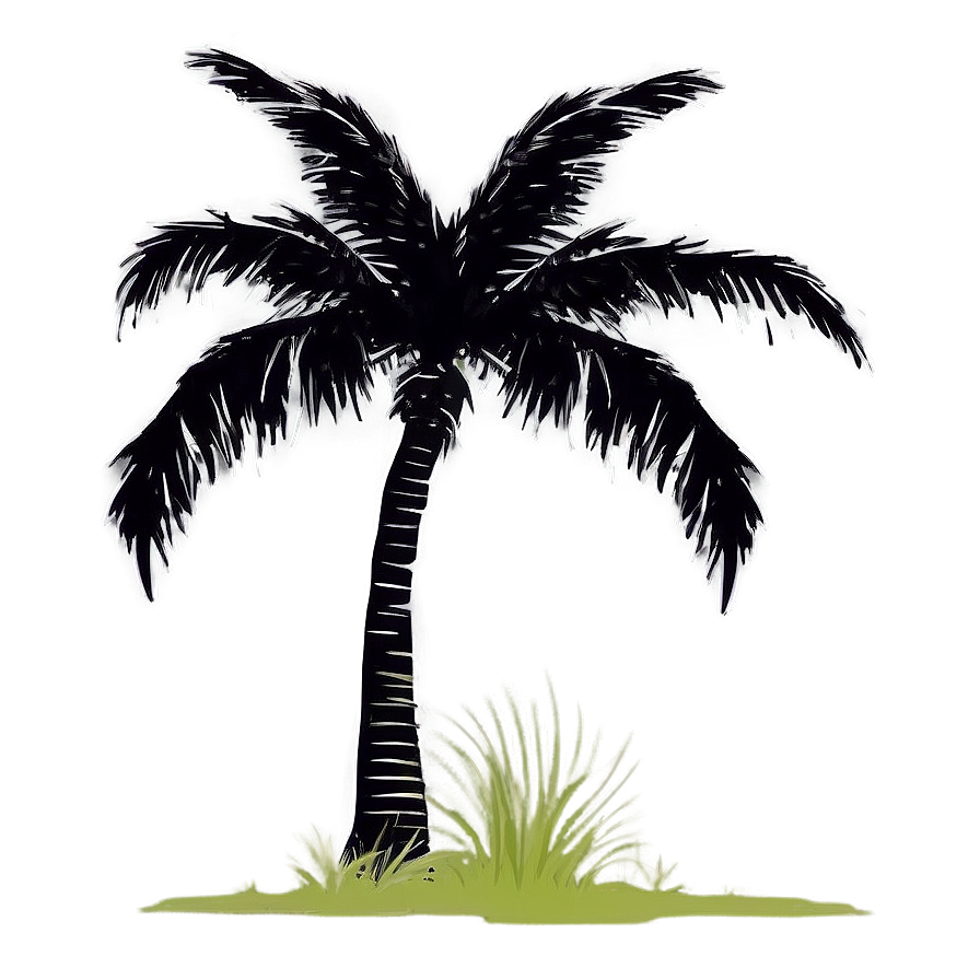 Palm Tree Silhouette A