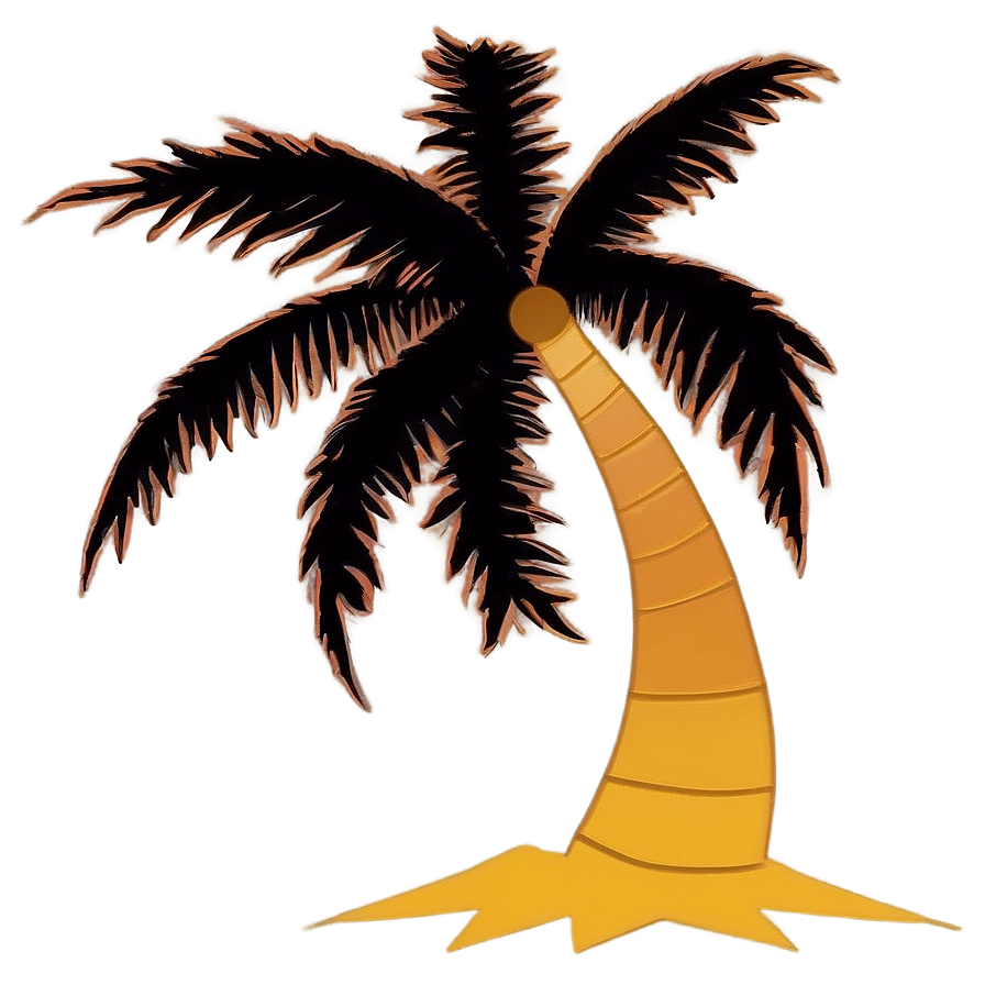 Palm Tree Sunset Silhouette Png 26