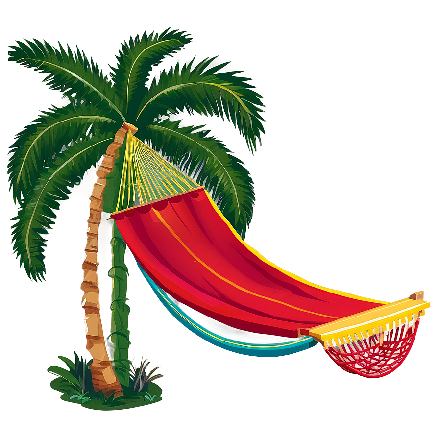 Palm Tree With Hammock Png Ave82