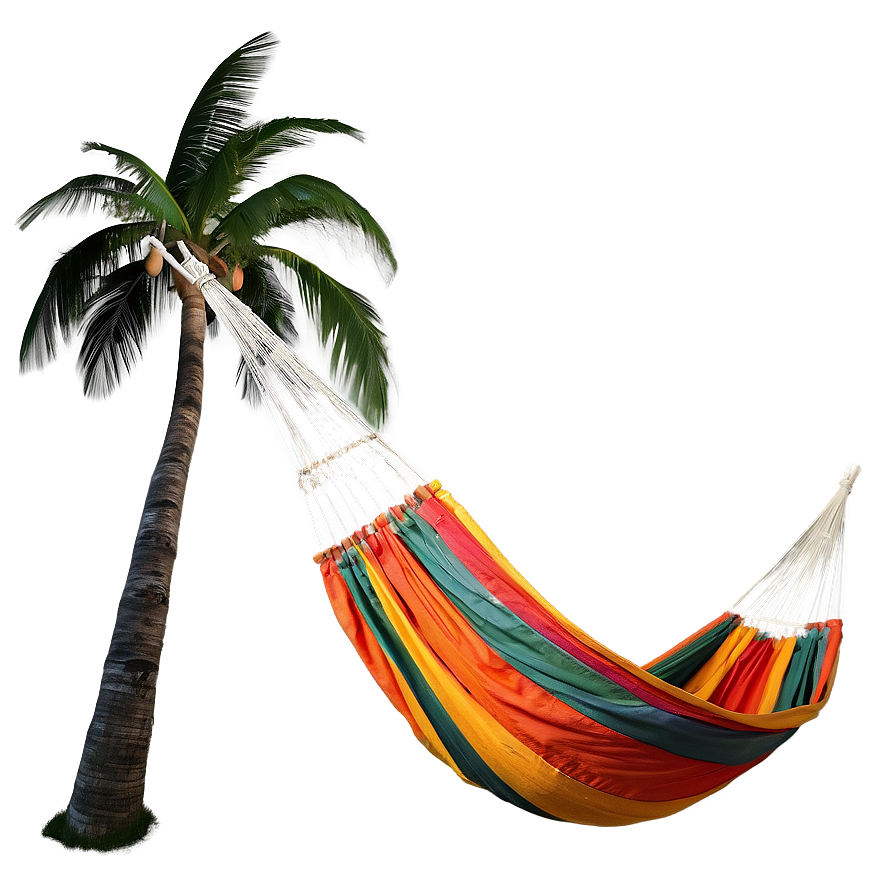 Palm Tree With Hammock Png Ndn50