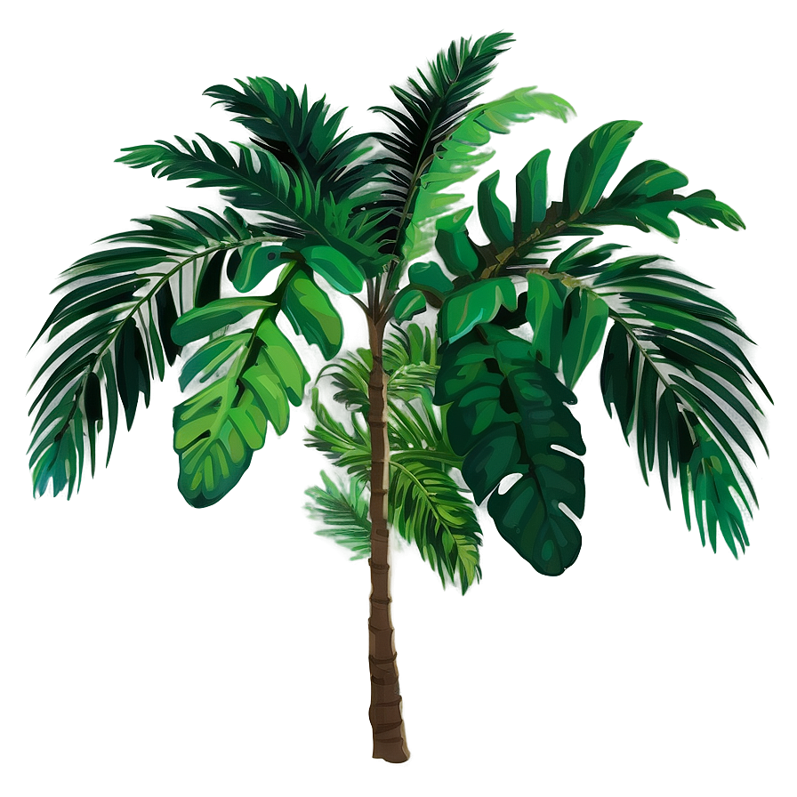 Palm Tropical Leaf Png 37