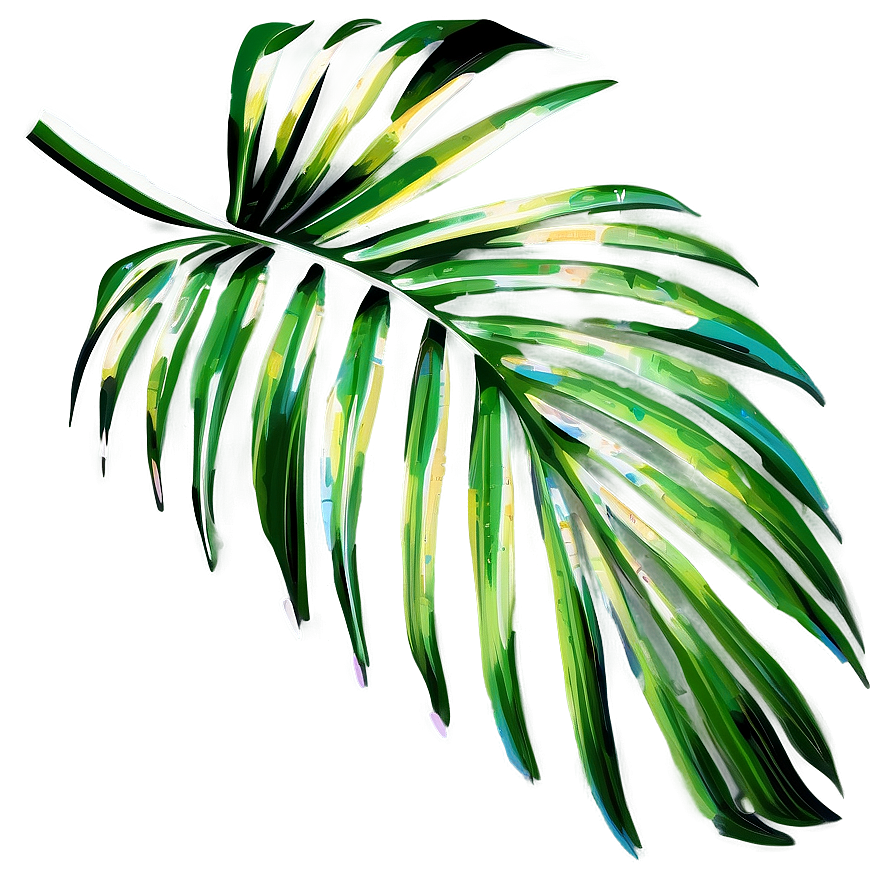 Palm Tropical Leaf Png Tjt