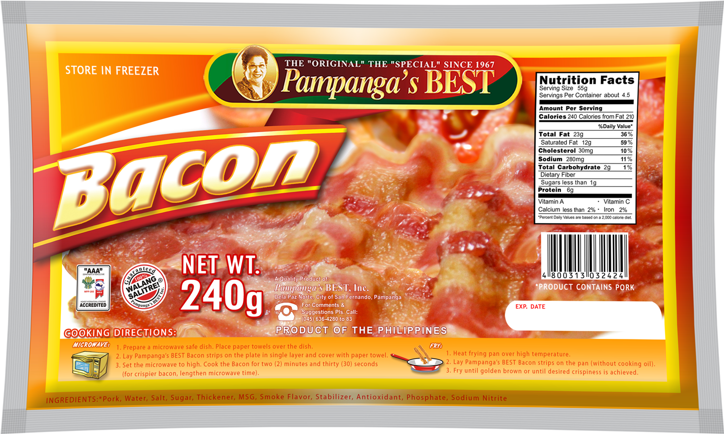 Pampanga's Best Bacon Price, HD Png Download PNG with transparent background
