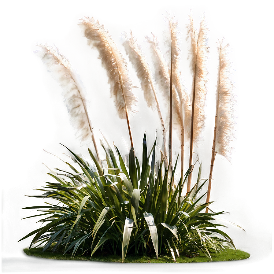 Pampas Grass Garden Png 06122024