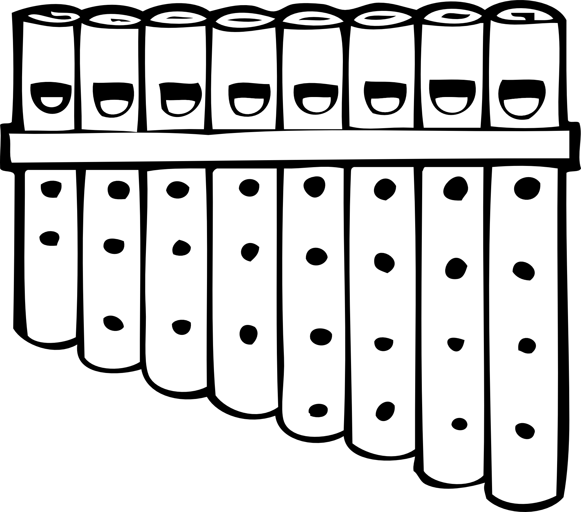 Pan Flute Illustration