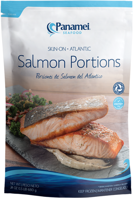 Atlantic Salmon Portions - Panamei Salmon Portions, HD Png Download PNG with transparent background