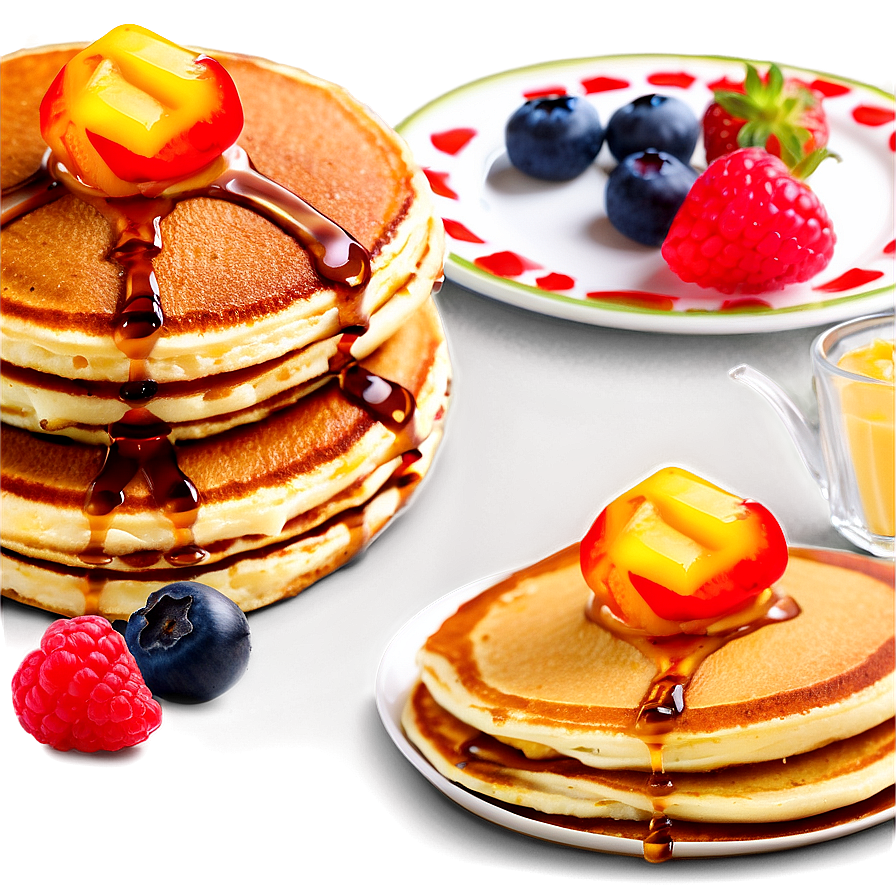 Pancake Stack Breakfast PNG 05212024 PNG with transparent background
