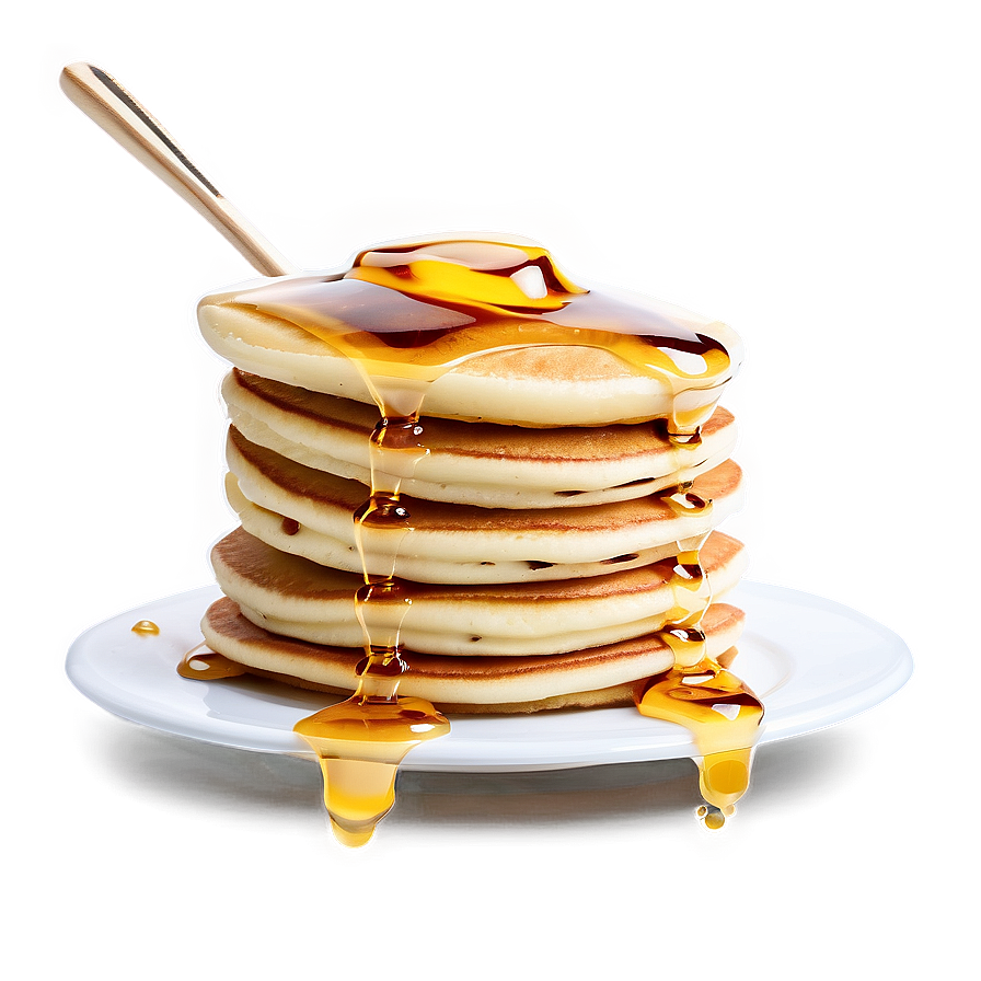 Pancake Stack With Honey Png 05242024