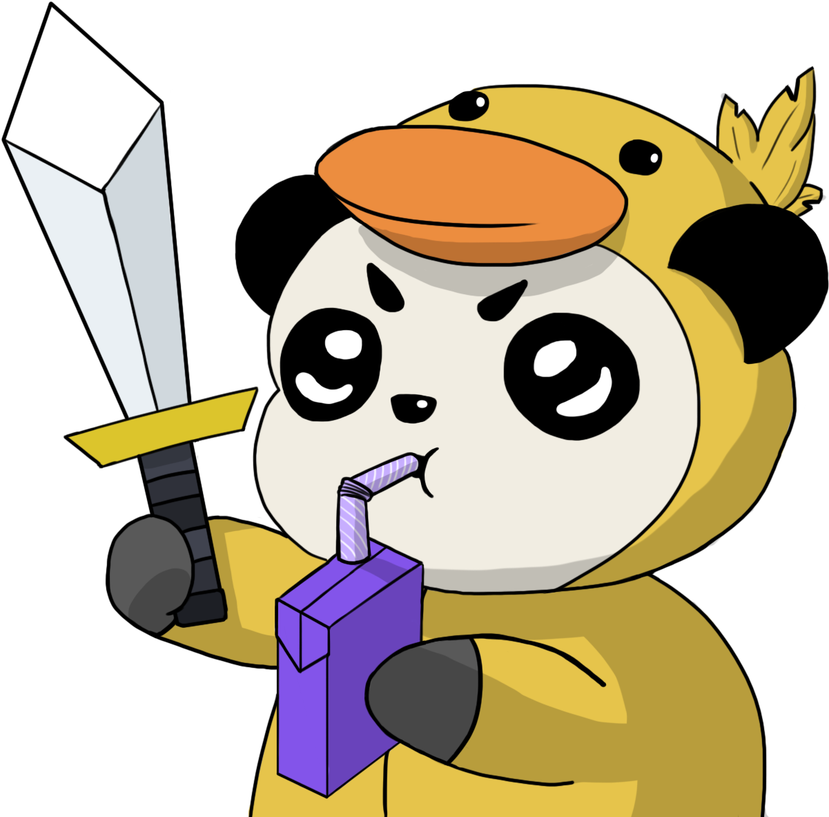 Panda Duck Knight Cartoon.png