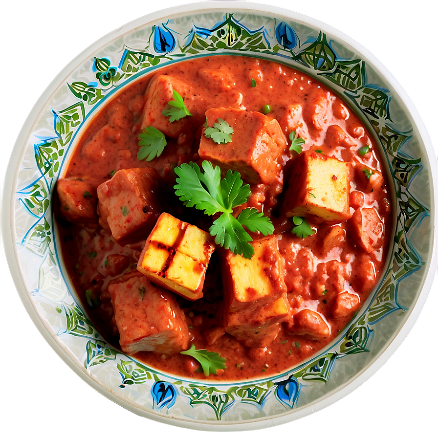 Paneer Tikka Masala Curry Png 06252024